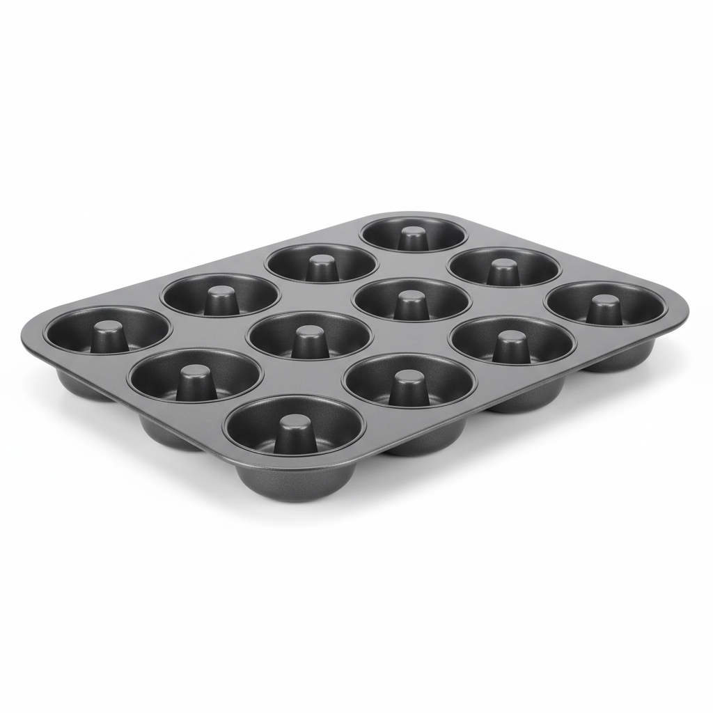 12-cavity donut pan side angle