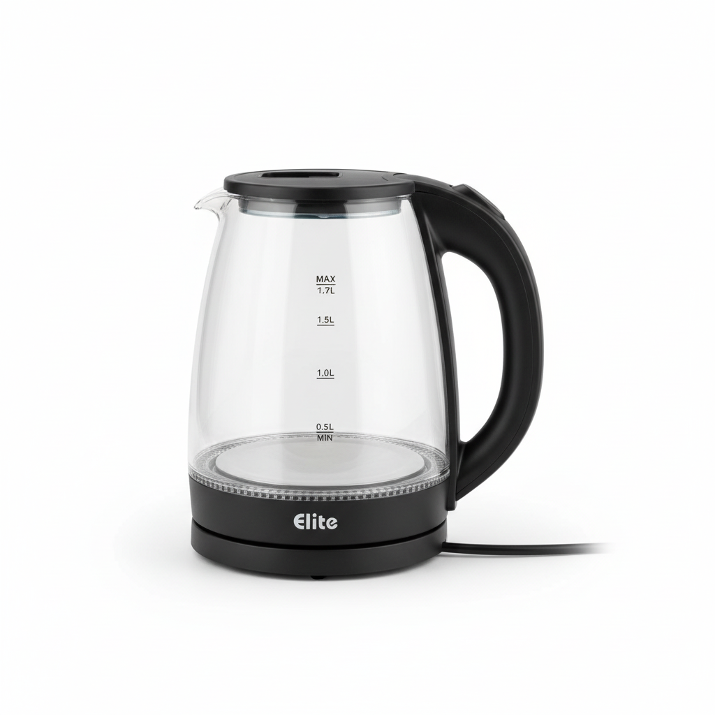 Elite Glass Kettle Side View