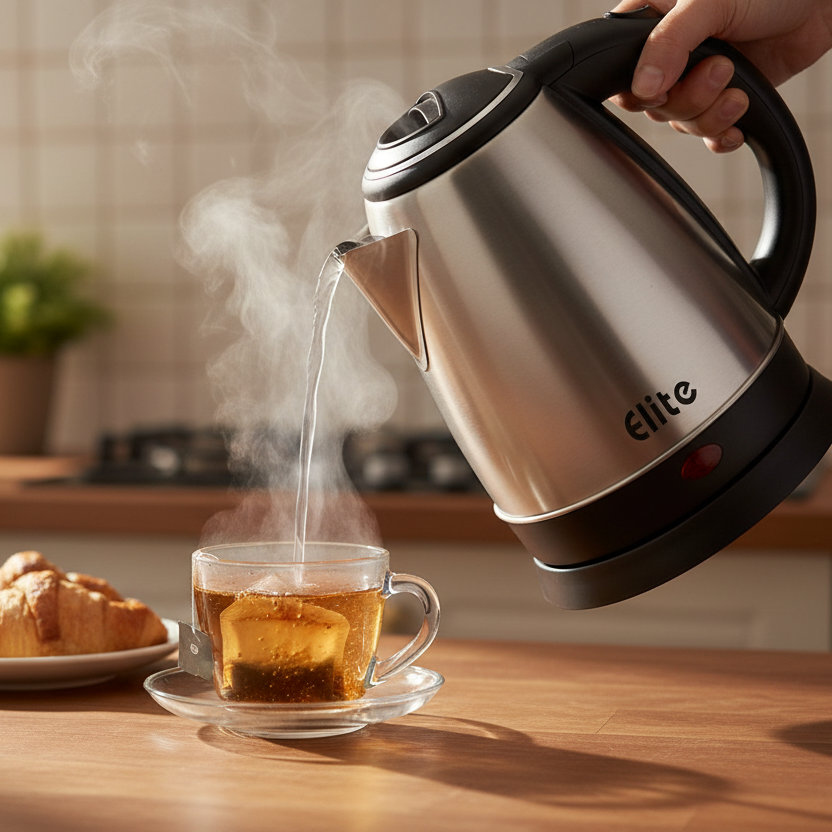 Elite Electric Kettle Lifestyle Photo