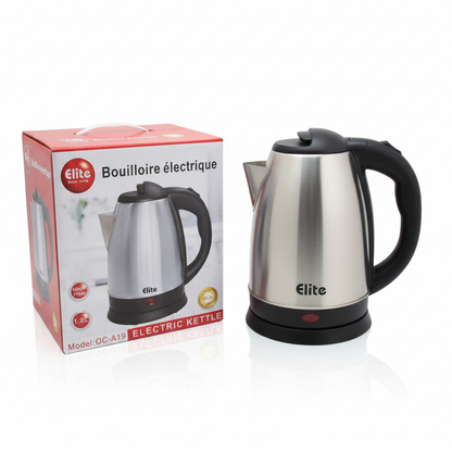 Elite Electric Kettle with Packaging and Shadow