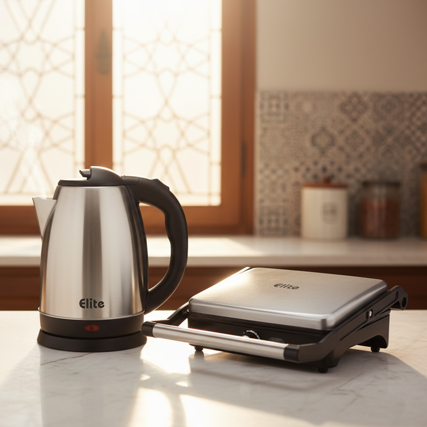 Elite Kettle and Panini Grill - Morning Scene