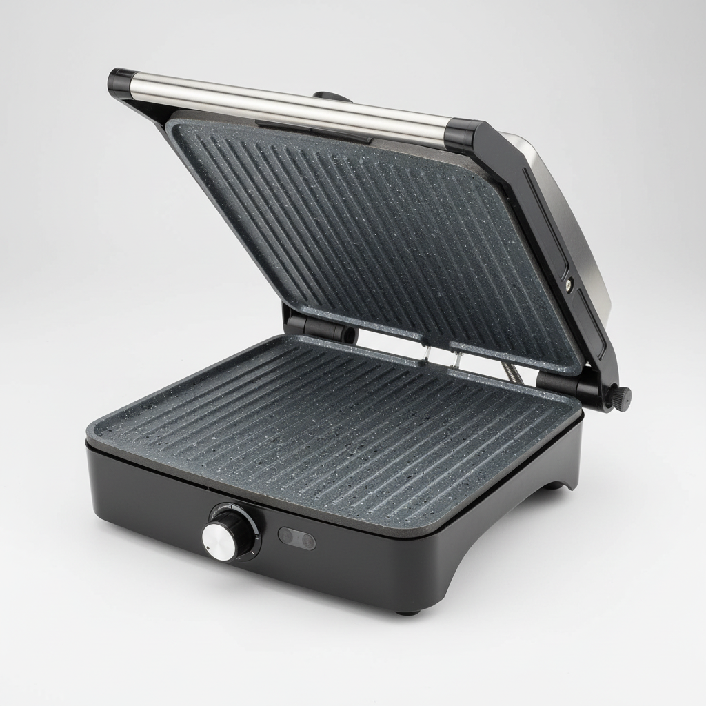 Elite Panini Grill Plates Detail